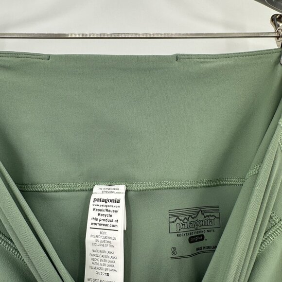 Patagonia Women's Maipo 7/8 Tights Medium Sedge Green sz S 25" Inseam - Picture 5 of 8